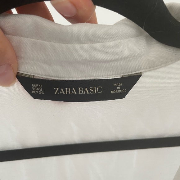 Zara Basic White Blouse - Picture 3 of 4